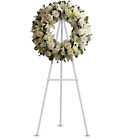 Serenity Wreath from Backstage Florist in Richardson, Texas